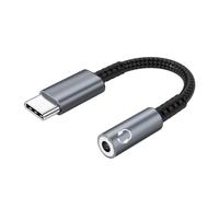 Adaptateur USB-C vers 3,5 mm pour casque Grey