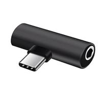 Adaptateur USB C vers 3,5 mm pour casque portable de type C vers port de charge convertisseur USB 3,5 mm Dongle Splitter