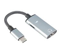 Adaptateur USB C vers 3.5mm 2 en 1 Prise Charge Rapide PD 30W Adaptateur USB Type C Audio avec DAC Compatible avec iPhone Samsung Galaxy S23/S22/S21 iPad Pro Huawei P40/P30/Mate 40 Audio HiFi