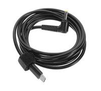 Adaptateur USB-c vers 4.0x1.7 MM Charge Rapide 15 V Noir | PVC et Cuivre, Gestion du Câble Attache, pour Barres LED et Consoles, Terrain ou Déplacement