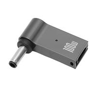 Adaptateur USB C vers DC, 90 Degrés USB C Femelle vers Mâle DC 4,5 X 3,0 Mm Jack Plug Converter, Connecteur de Chargeur D'alimentation Portable 100 W 5 A PD pour