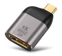 Adaptateur USB C vers displayport, 8K@60Hz Adaptateur USB Type C (Thunderbolt 3/4) vers DP pour Rift s, OS X Book Pro, Dell XPS, Pro S20