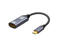 Adaptateur USB-C Vers DisplayPort 8K, Câble D'extension Type-C Vers DP 4K DP 1.4, Compatible Avec MacBook Pro, IPad, Thunderbolt 3 Et IPhone 16.