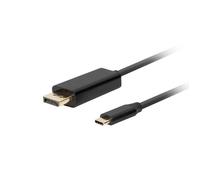 Adaptateur USB-C vers DisplayPort - Lanberg - CA-CMDP-10CU-0010-BK - 1 m - 4K - 60 Hz