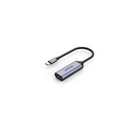 UNITEK Adaptateur USB-C vers DisplayPort V1415A - DisplayPort 1.4 8K@60Hz HDCP 2.3 - Gris 0,15 m