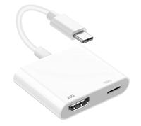 Adaptateur USB C vers double HDMI, prend en charge l'adaptateur multiport USB-C vers USB C 1080p 4K, compatible avec les ports Thunderbolt 3/4, pour MacBook Pro Air, iPad, Chromebook, XPS Acer, HP