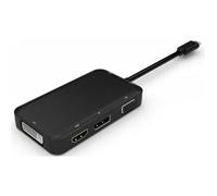 Adaptateur USB-C vers DVI-D, VGA, HDMI, DisplayPort - MICRO CONNECT - MICROCONNECT USB3.1CCOM10 - Noir