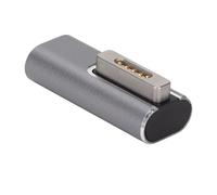 Adaptateur USB-C vers embout magnétique en L, charge PD haute performance avec conception à ventouse magnétique, fonctionnement sûr et stable