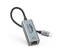 Adaptateur USB-C vers Ethernet 2,5 G, adaptateur haut débit Type-C vers RJ45, compatible avec USB4, Thunderbolt 4/5, Plug & Play pour NAS, MacBook Air/Pro, XPS, iPhone 17/16 Pro/Max