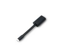 Adaptateur USB-C vers Ethernet 2.5G - DELL - Noir - Câble USB - Longueur 2