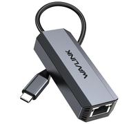 Adaptateur USB C vers Ethernet 5G, WAVLINK Adaptateur Ethernet 5G pour Ordinateur Portable, Compatible avec Les périphériques de Type C vers Le réseau pour MacBook, XPS, iPad Pro-USB3.1 Gen 2 requis