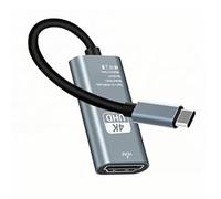 Adaptateur USB C vers HDMI 4K 30 Hz - Projection haute définition - Boîtier en alliage d'aluminium stable - Qualité d'image haute définition - Grand écran - Compatible avec ordinateur portable,