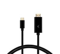Adaptateur USB-C vers HDMI 4K 60Hz 2M Noir Ksix