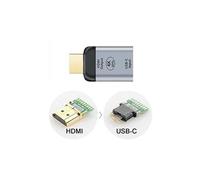 adaptateur usb c vers hdmi 4k adaptateur thunderbolt 3 vers hdmi compatible pour surface book 2, dell xps 13/15 samsung galaxy s10/s9 noir