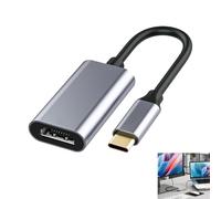 Adaptateur USB C vers HDMI 4K, Convertisseur Thunderbolt 3 vers HDMI, Compatible avec iPhone 15 Pro Max, MacBook Pro Air, iPad Pro Air, Surface Pro, Dell XPS, Sortie Vidéo UHD, Mode Miroir et Étendu