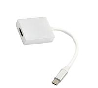 Adaptateur USB C vers HDMI 4K en aluminium pour smartphone, tablettes, ordinateurs portables, téléviseurs, moniteurs, connectivité, prises et jouer, câble adaptateur HDMI