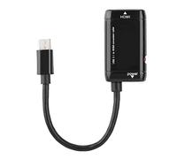 Adaptateur USB C vers HDMI, adaptateur USB Type-C vers HDMI 12 cm USB 3.1 1080p pour téléphones portables avec port USB 3.1 Type C et fonction MHL