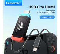 Adaptateur USB-C vers HDMI Lemorele 2m 4K 60Hz PD 100W, câble de projection HDMI Type C pour conversion vidéo L100