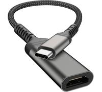 Adaptateur USB C vers HDMI, Type C HDMI Convertisseur 4K Thunderbolt 3/4, compatible avec ordinateur portable MacBookPro/Air, iPhone 15 16 Pro/Max, Samsung GalaxyS8-S23, Surface,Ipad Pro