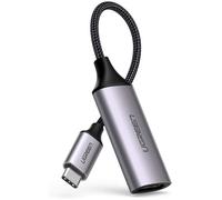 Ugreen 70444 câble vidéo et adaptateur HDMI Type A (Standard) USB Type-C Aluminium, Noir