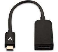 V7 Adaptateur USB-C (m) vers HDMI® (h) Noir Fin - Adaptateurs de câble vidéo (USB C, HDMI Type A (Standard), Femelle, Mâle, 3840 x 2160, 60 Hz)