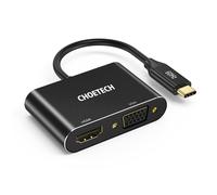 Adaptateur USB C vers HDMI VGA 4K UHD Thunderbolt 3 Compatible IPad Pro/MacBook Air/MacBook Pro/ChromeBook Pixel/Dell XPS 13/Lenovo 900/Samsung Galaxy Note 9/S9