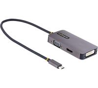 Adaptateur Usb C Vers Hdmi Vga - Dock Usb C Multiport Digital/Av - Adaptateur Usb Type C Jusqu'À 4K60Hz - Compatible Tb3/4 - Adaptateur De Voyage (118-Usbc-Hdmi-Vgadvi)[VIT694168]