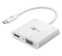 Adaptateur USB-C vers HDMI, VGA, USB-C et Jack 3,5 mm Goobay