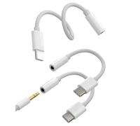 Adaptateur USB-C vers Jack 3,5 mm Écouteurs pour Apple pour iPhone 15 Pro Max Plus pour iPad Air câble audio splitter (lot de 3)DAC Type-C connecteur AUX compatible avec Samsung Galaxy S20 S21 S22 S23