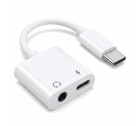 Adaptateur USB C vers Jack 3.5mm, 2 en 1 Adaptateur Ecouteur Prise Jack iPhone avec USBC Charge Rapide PD 60W,adaptateur Audio USB-C Casque jack pour iPhone 17 16 15 Pro Max,iPad,Macbook,Samsung,Pixel