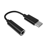 Adaptateur USB C vers Jack 3,5mm pour Smartphone Noir