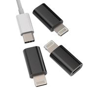 Adaptateur USB C vers Lightning Accessoires (3 Packs) Type-C Femelle Jack Câbles pour Apple Mâle Fiche Type C Câble Prise Convertisseur pour Iphone 14 13 12 11 Pro Max 7 8 Plus X SE XS XR pour iPad