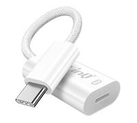 Adaptateur USB C vers Lightning Charge Rapide Power 60W Delivery Blanc