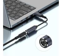 Adaptateur USB C vers pointe barillet, 45 W 65 W 100 W PD pour convertir Dell, HP chargeur 7,4 mm x 5,0 mm en alimentation de type C pour téléphones, tablettes, ordinateurs portables et autres