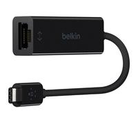 Adaptateur USB C vers RJ45 femelle. Noir