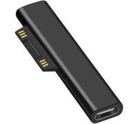 Adaptateur USB C vers Surface 102 W Type C femelle vers Surface mâle 45 W 15 V 3 A Connecteur Surface vers adaptateur de charge USB-C pour Microsoft Surface Pro 9/8/7/6/5/4/3/X Surface Go Surface Book