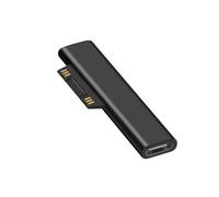 Adaptateur USB C vers Surface - Connecteur de surface vers USB-C - Adaptateur de charge type C vers Surface - 45 W - 15 V3 A - Port de charge magnétique pour Microsoft Pro 6/5/4/3, Surface Book