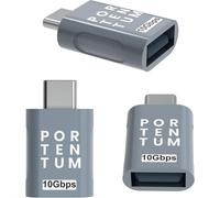 Adaptateur USB C vers USB 3.0 (3.1) Vitesse 10Gb OTG Corps Premium Zinc avec Haute Résistance à la Chaleur - Adaptateur USB vers Type c de Seulement 5 Grammes
