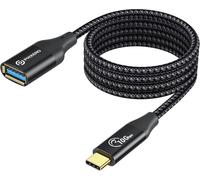 Adaptateur USB C vers USB 3.1 Gen 2, 3.3ft/1m Adaptateur USB C Mâle vers USB A Femelle, Adaptateur OTG Thunderbolt 3 vers USB Femelle Compatible avec MacBook Pro/Air, iPad Pro