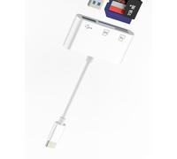 Adaptateur USB C vers USB(3in1)lecteur de Cartes SD Micro SD Pour Apple IPhone 15 OTG 3.0 Câble MacBook Mac Pour iPad TF Carte Lecteur Mémoire ccessoires Lector Carte Mémoire Caméra Carte
