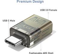 Adaptateur Usb C Vers Usb 4Pack,Convertisseur Usbc Mâle Usb-A 3.0 Femelle,Thunderbolt 5 4 Type C Otg Pour Macbook Air,Ipad Pro,Apple Iphone 17 16 16E,Laptops,Tablets,Imac,Souris,Clavier[Z2177]