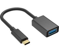 Adaptateur USB-C vers USB A 1A Noir BB 15cm