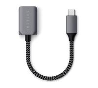 Satechi Câble adaptateur USB-C vers USB-A 3.0, 5 Gbps, Type A femelle, Gris sidéral