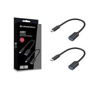 Conceptronic Adaptateurs USB-C vers USB-A ABBY11B OTG 20 cm Lot de 2