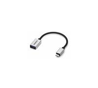 Adaptateur USB-C vers USB-A - MARMITEK - CONNECT 8375 - 0,15m - USB 3.2 Gen 1 - Noir, Argent