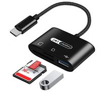 Adaptateur USB C vers USB avec chargement de type C, répartiteur OTG 2 en 1 de type C 3.0