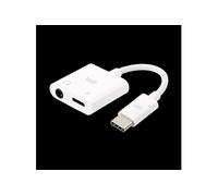 WE Adaptateur USB C vers USB C et Jack Femelle 3,5mm, Adaptateur 2 en 1 Charge et Audio Spécialement Conçu pour Appareils en USB C