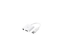 WE Connect Adaptateur USB-C vers Jack femelle 3,5 mm et USB-C – 2 en 1 Charge et Audio