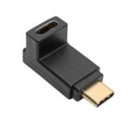 Adaptateur USB-C vers USB-C (Type-C), Angle Droit, USB 3.1, Gen 2, 10 Gbps, 3A, Thunderbolt 3, M/F