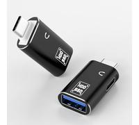 Adaptateur USB C vers USB, USB de type C mâle vers USB 3.0 femelle, câble OTG Thunderbolt3 vers USB avec prise casque USB C pour MacBook Pro/Air, iPhone 15 Pro Max/15 Plus/15, iPad Pro, Galaxy
